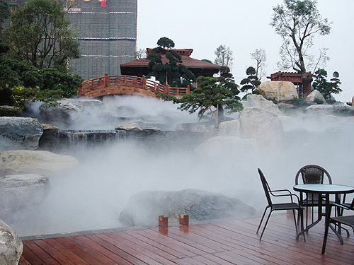 東莞天驕風(fēng)景冷霧造景